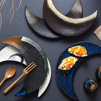 Japanese Food Sushi Plate Ceramic Irregular Plate - Walfos® Kitchenware