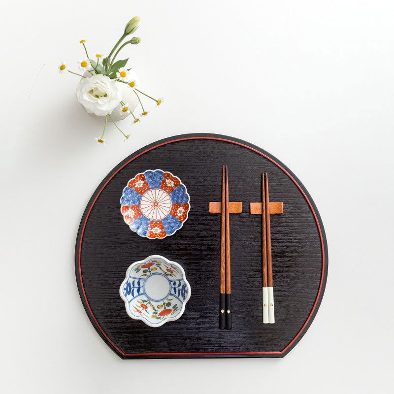 Japanese Handmade Household Solid Wood Peach Heart Chopsticks - Walfos® Kitchenware