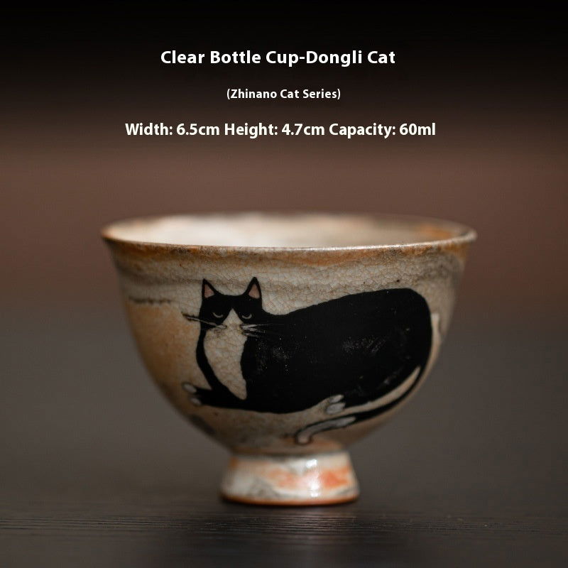 Japanese Handmade Retro Ceramic Kung Fu Tea Cup - Walfos® Kitchenware