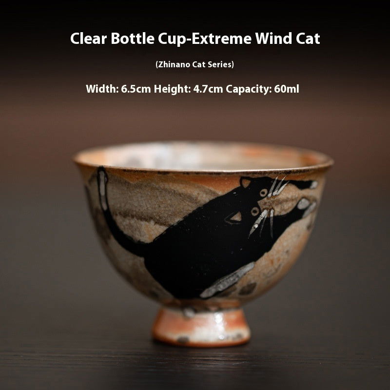Japanese Handmade Retro Ceramic Kung Fu Tea Cup - Walfos® Kitchenware