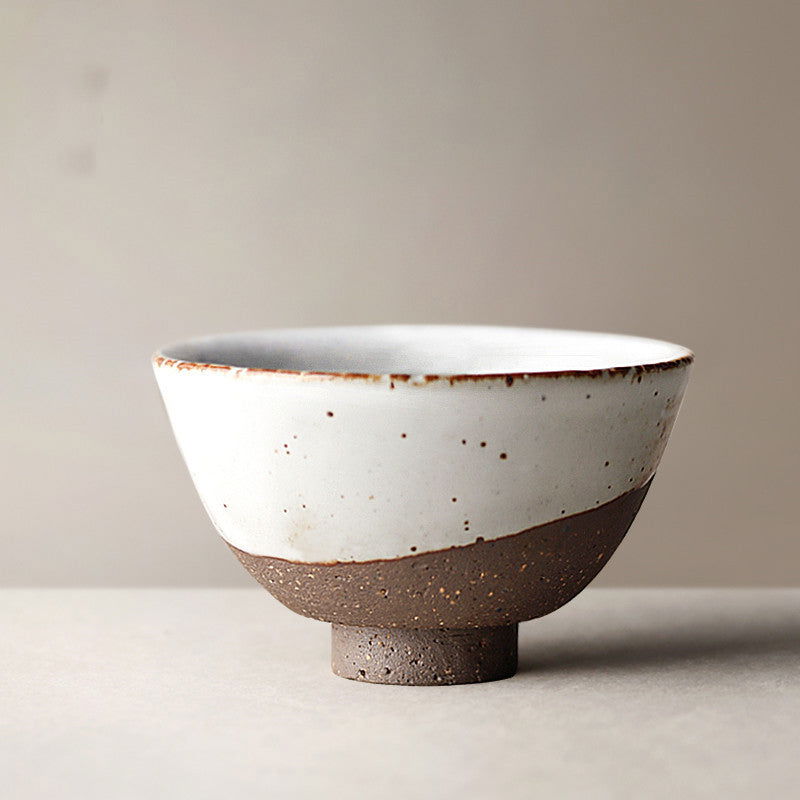 Japanese Handmade Vintage Stoneware Large Capacity Tea Cup - Walfos® Kitchenware