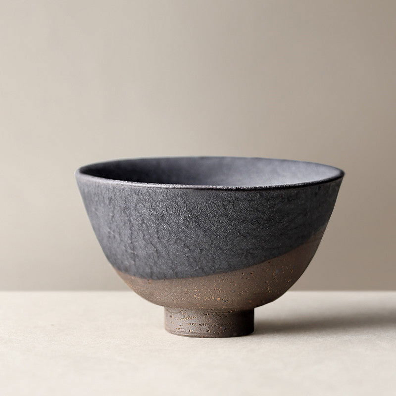 Japanese Handmade Vintage Stoneware Large Capacity Tea Cup - Walfos® Kitchenware
