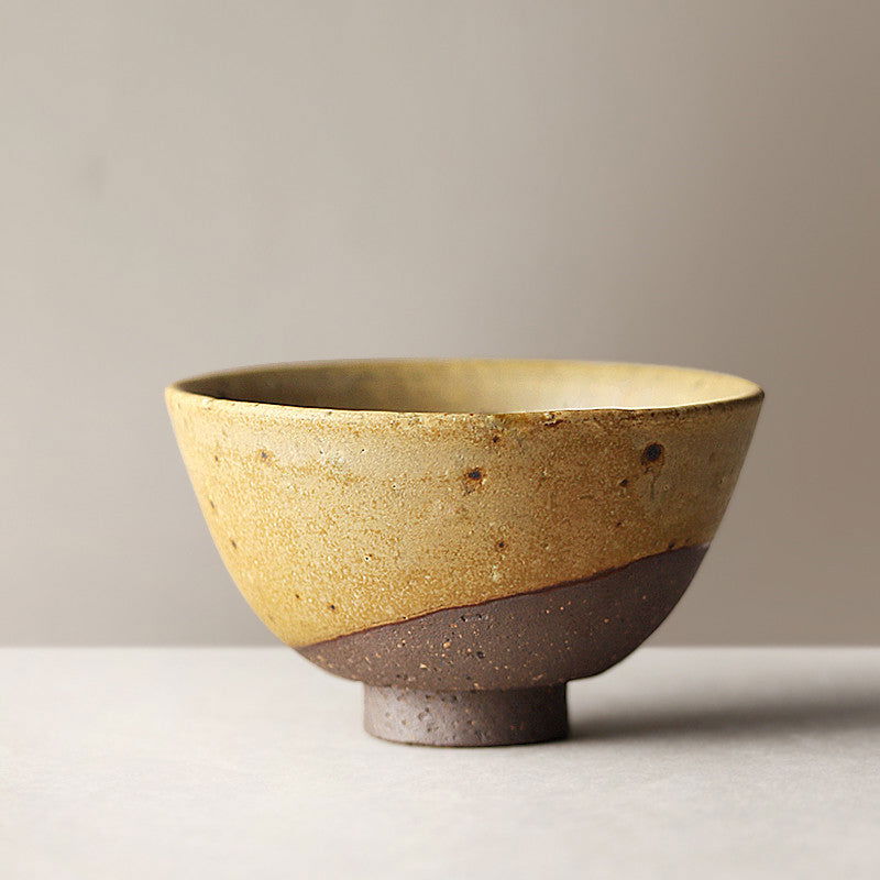 Japanese Handmade Vintage Stoneware Large Capacity Tea Cup - Walfos® Kitchenware