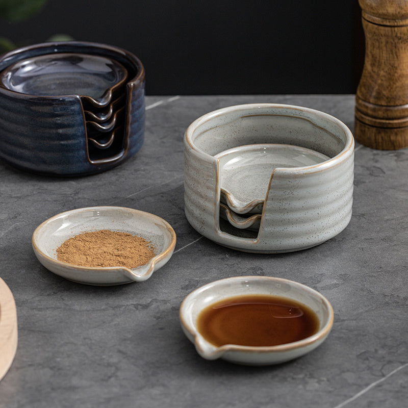 Japanese Household Ceramic Creative Sauce Plate - Walfos® Kitchenware