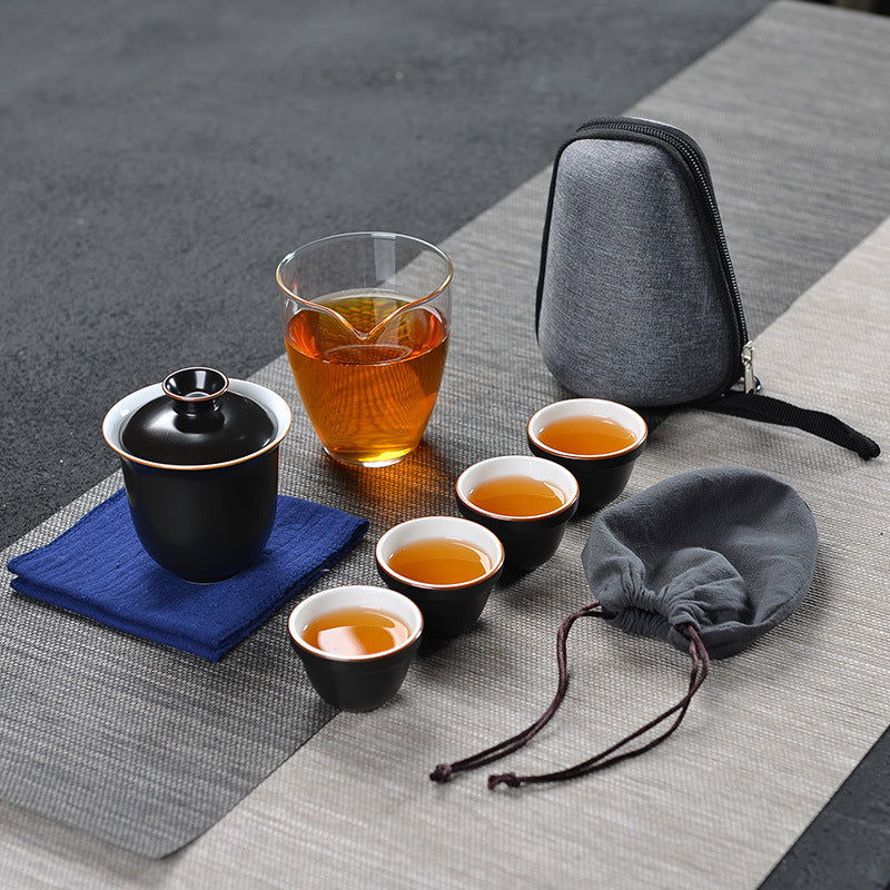 Japanese Kungfu Tea Set Travel Suit - Walfos® Kitchenware