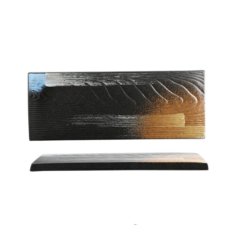 Japanese Large Long Plate Plate Long Plate Ceramic Sushi Sashimi Plate Restaurant Restaurant Table - Walfos® Kitchenware