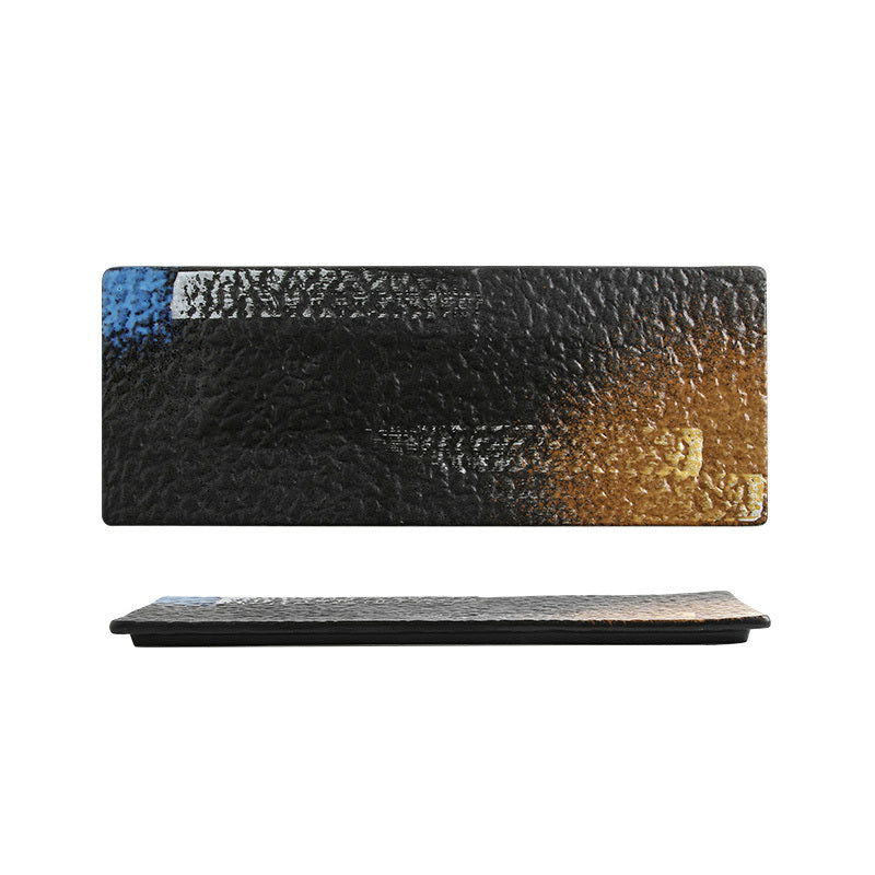 Japanese Large Long Plate Plate Long Plate Ceramic Sushi Sashimi Plate Restaurant Restaurant Table - Walfos® Kitchenware