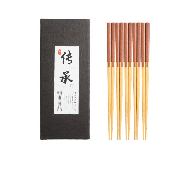 Japanese Mortise Style Chopsticks Gift Wooden Bowl Chopsticks Simple Rice Bowl Chopsticks - Walfos® Kitchenware