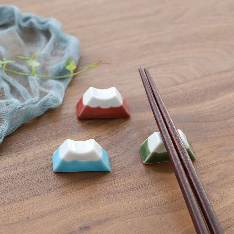 Japanese Mountain Ceramic Chopsticks Rack Groceries - Walfos® Kitchenware
