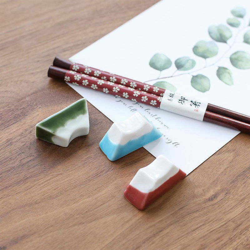 Japanese Mountain Ceramic Chopsticks Rack Groceries - Walfos® Kitchenware