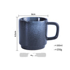 Japanese Mug Ceramic Cup Water Cup Coffee Cup Handle Cup Drinking Cup Household Milk Cup Juice Cup Tea Cup - Walfos® Kitchenware