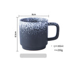 Japanese Mug Ceramic Cup Water Cup Coffee Cup Handle Cup Drinking Cup Household Milk Cup Juice Cup Tea Cup - Walfos® Kitchenware