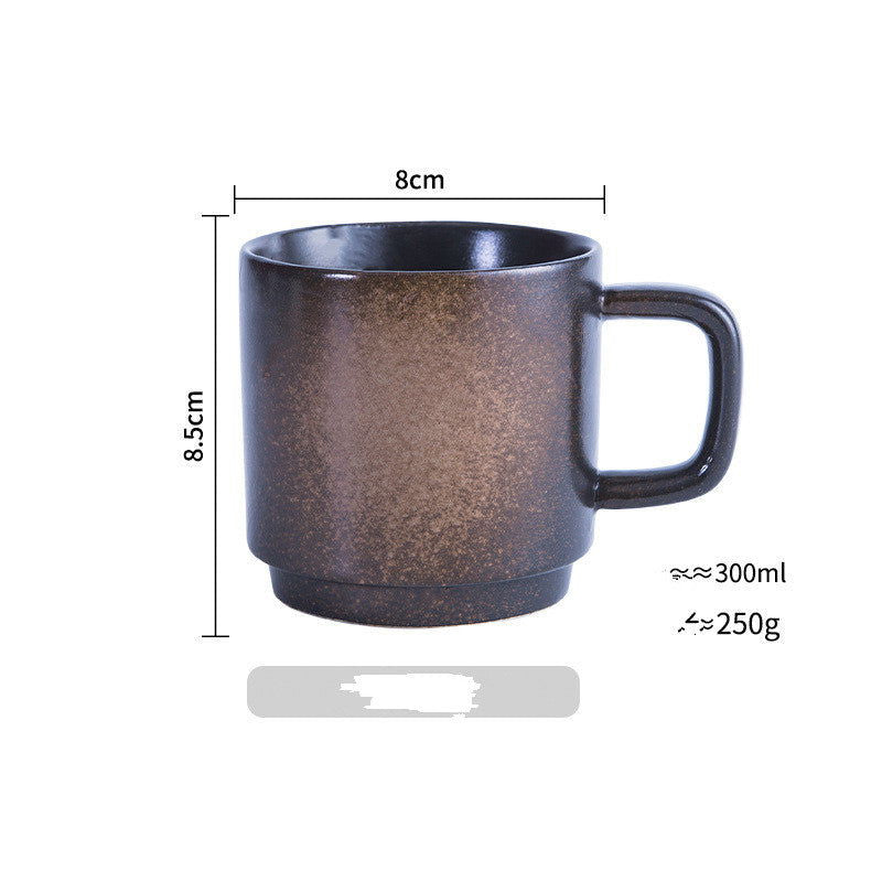 Japanese Mug Ceramic Cup Water Cup Coffee Cup Handle Cup Drinking Cup Household Milk Cup Juice Cup Tea Cup - Walfos® Kitchenware