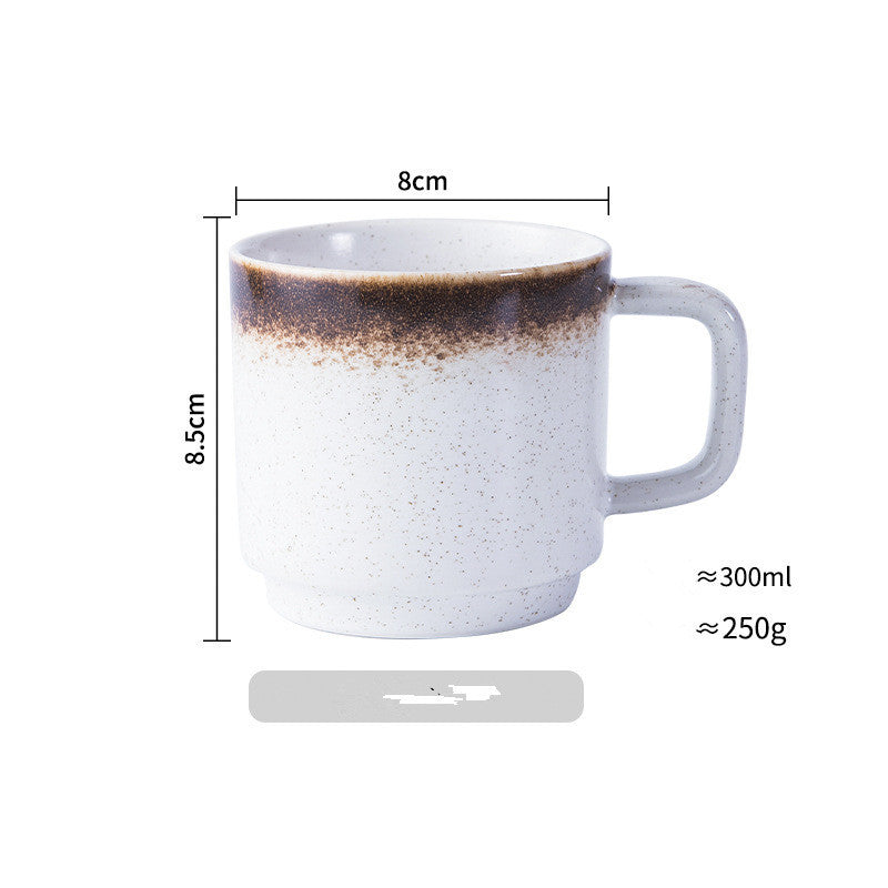 Japanese Mug Ceramic Cup Water Cup Coffee Cup Handle Cup Drinking Cup Household Milk Cup Juice Cup Tea Cup - Walfos® Kitchenware