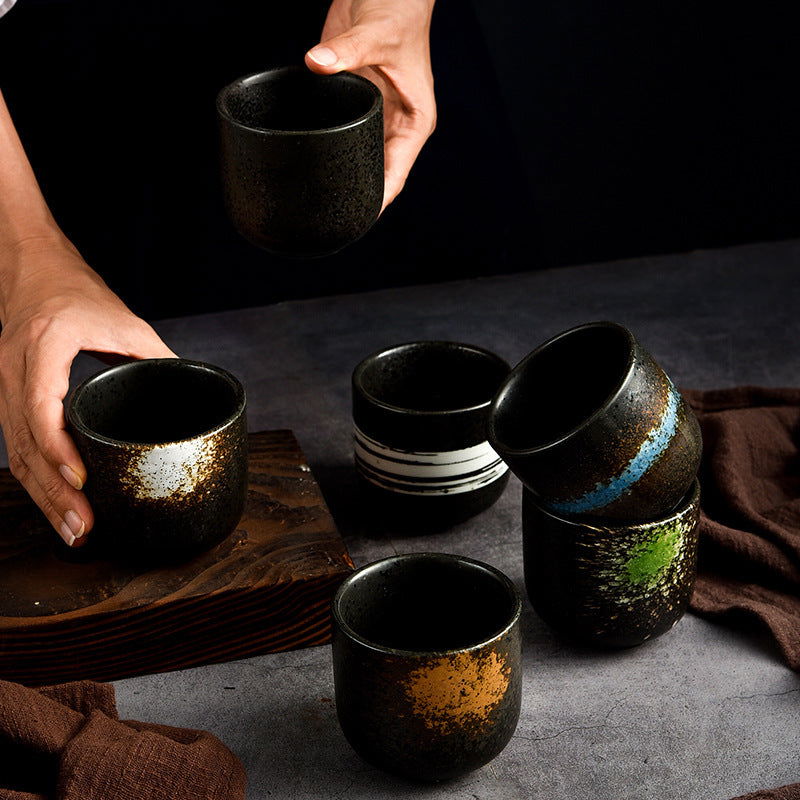 Japanese Retro Stoneware Tea Coffee Cup - Walfos® Kitchenware