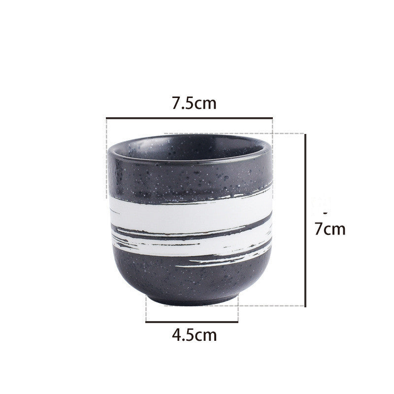 Japanese Retro Stoneware Tea Coffee Cup - Walfos® Kitchenware