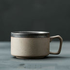 Japanese Rough Pottery Coffee Cup Handmade Creative Lovers Tea Cup Retro Personality Breakfast Milk Cup Art Mug - Walfos® Kitchenware