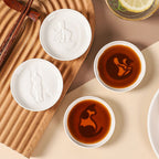 Japanese Round Creative Ceramic Soy Sauce Dish - Walfos® Kitchenware