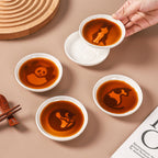 Japanese Round Creative Ceramic Soy Sauce Dish - Walfos® Kitchenware
