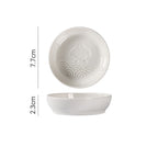 Japanese Round Creative Ceramic Soy Sauce Dish - Walfos® Kitchenware