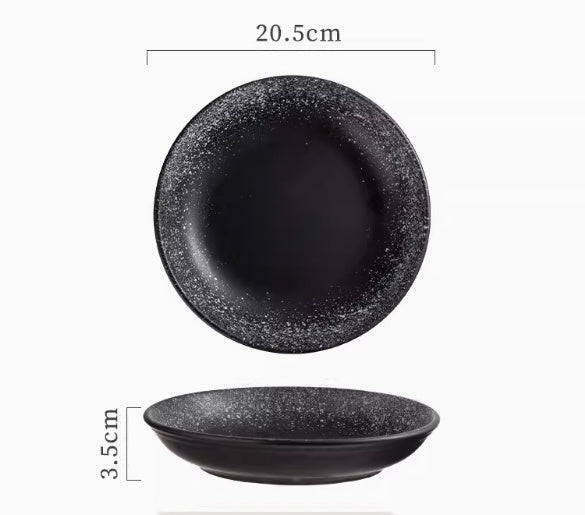 Japanese Round Vegetable Plate Dish Plate Household Plate Dish Plate - Walfos® Kitchenware