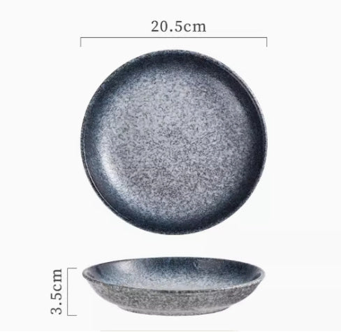 Japanese Round Vegetable Plate Dish Plate Household Plate Dish Plate - Walfos® Kitchenware