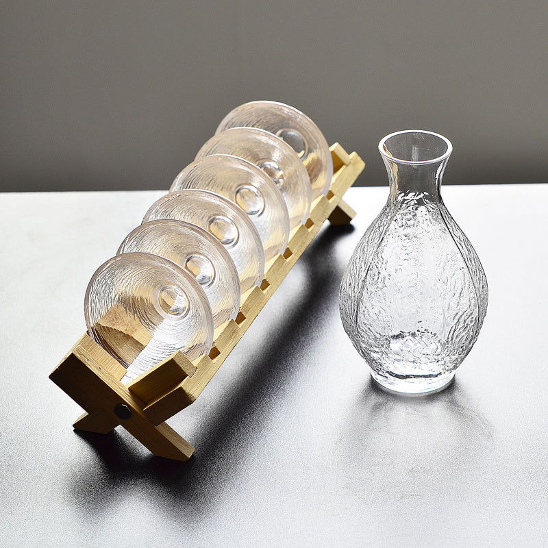 Japanese Sake Pot Set Glass Fashion - Walfos® Kitchenware