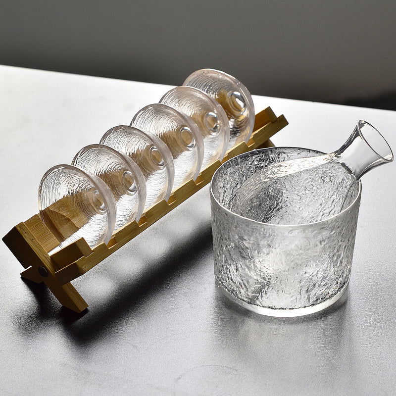 Japanese Sake Pot Set Glass Fashion - Walfos® Kitchenware