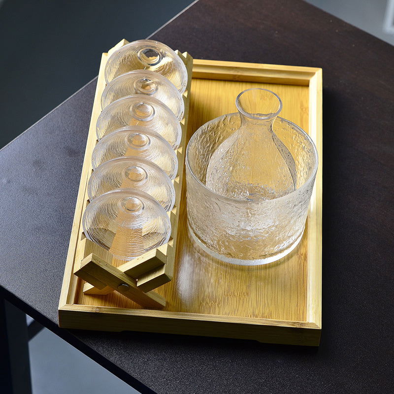 Japanese Sake Pot Set Glass Fashion - Walfos® Kitchenware