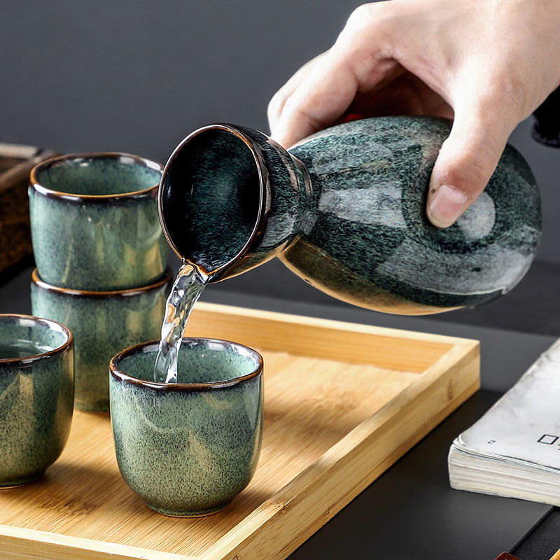 Japanese Sake Pot Set Kiln Variator - Walfos® Kitchenware