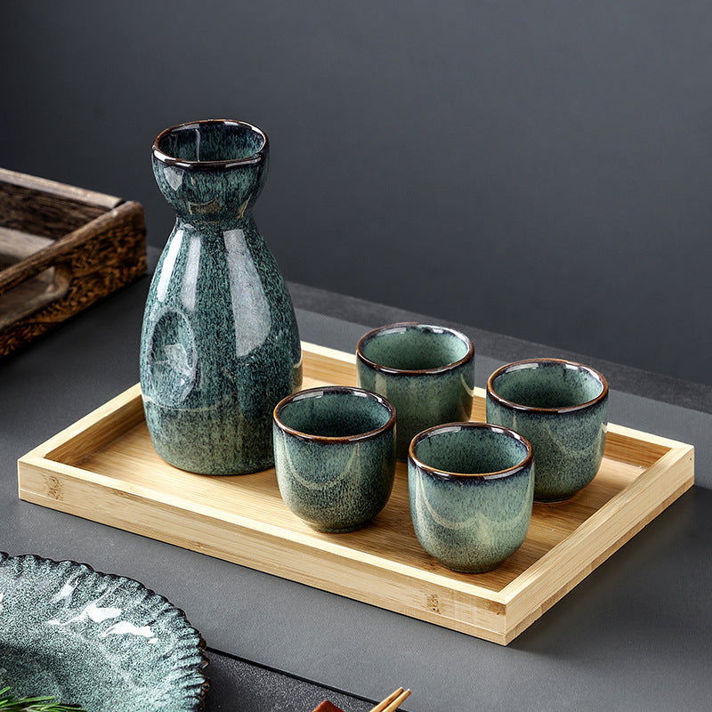 Japanese Sake Pot Set Kiln Variator - Walfos® Kitchenware