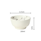 Japanese Small Bowl Single Ceramic Soup - Walfos® Kitchenware