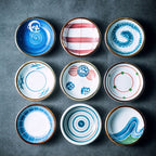 Japanese Small Saucer Household Ceramics Sauce Dipping Seasoning Dish - Walfos® Kitchenware