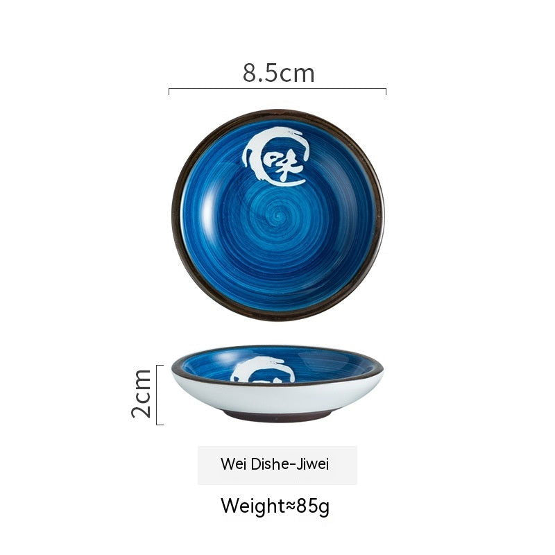 Japanese Small Saucer Household Ceramics Sauce Dipping Seasoning Dish - Walfos® Kitchenware