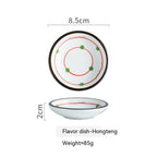 Japanese Small Saucer Household Ceramics Sauce Dipping Seasoning Dish - Walfos® Kitchenware