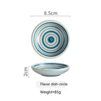 Japanese Small Saucer Household Ceramics Sauce Dipping Seasoning Dish - Walfos® Kitchenware