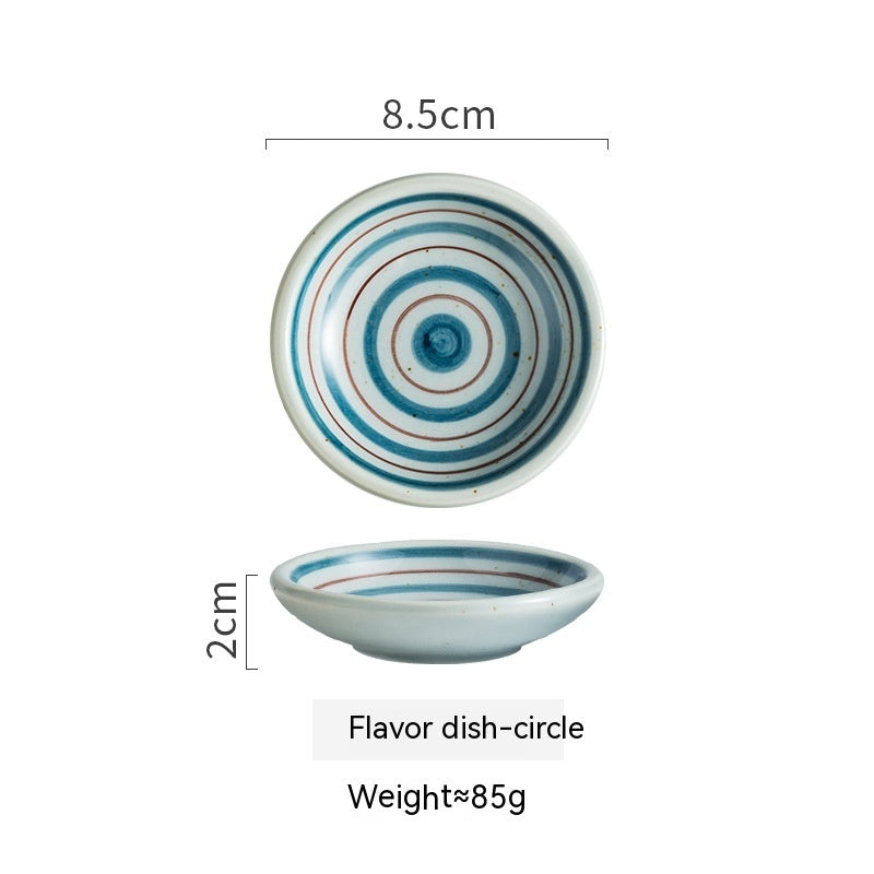 Japanese Small Saucer Household Ceramics Sauce Dipping Seasoning Dish - Walfos® Kitchenware