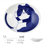 Japanese Style Cat Ceramic Japanese Bowl - Walfos® Kitchenware