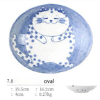 Japanese Style Cat Ceramic Japanese Bowl - Walfos® Kitchenware