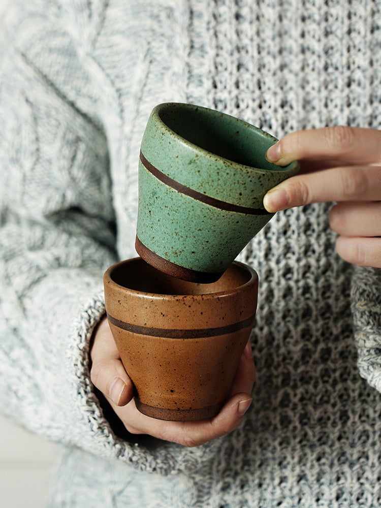 Japanese Style Ceramic Hand-painted Vintage Cup And Style Restaurant Tea - Walfos® Kitchenware