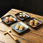 Japanese Style Ceramic Plate Square - Walfos® Kitchenware