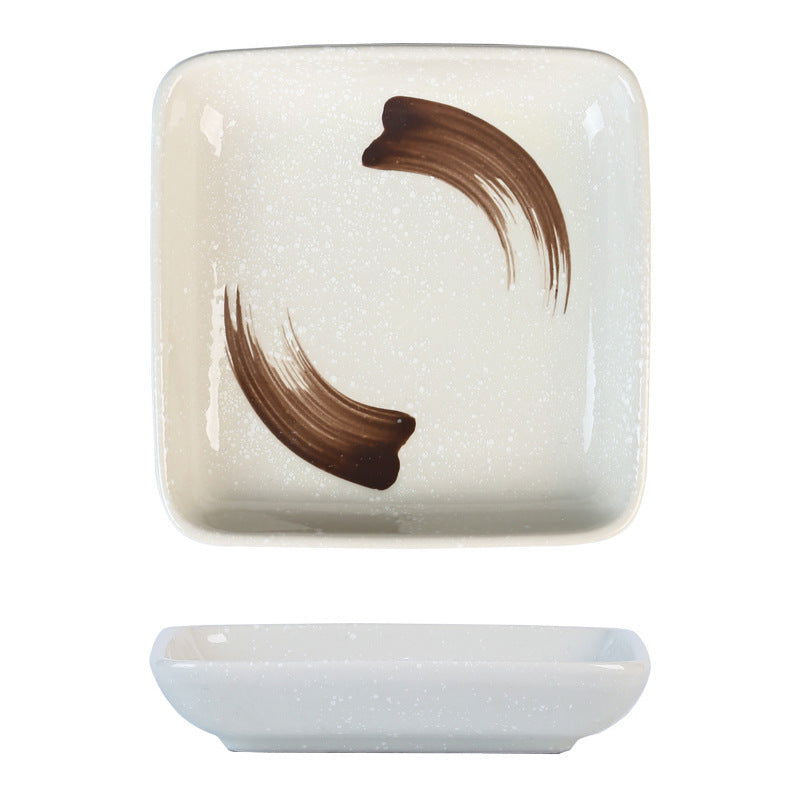 Japanese Style Ceramic Plate Square - Walfos® Kitchenware