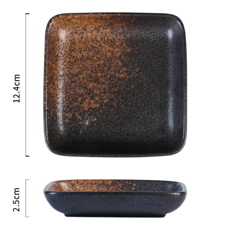 Japanese Style Ceramic Plate Square - Walfos® Kitchenware