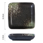 Japanese Style Ceramic Plate Square - Walfos® Kitchenware
