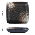 Japanese Style Ceramic Plate Square - Walfos® Kitchenware
