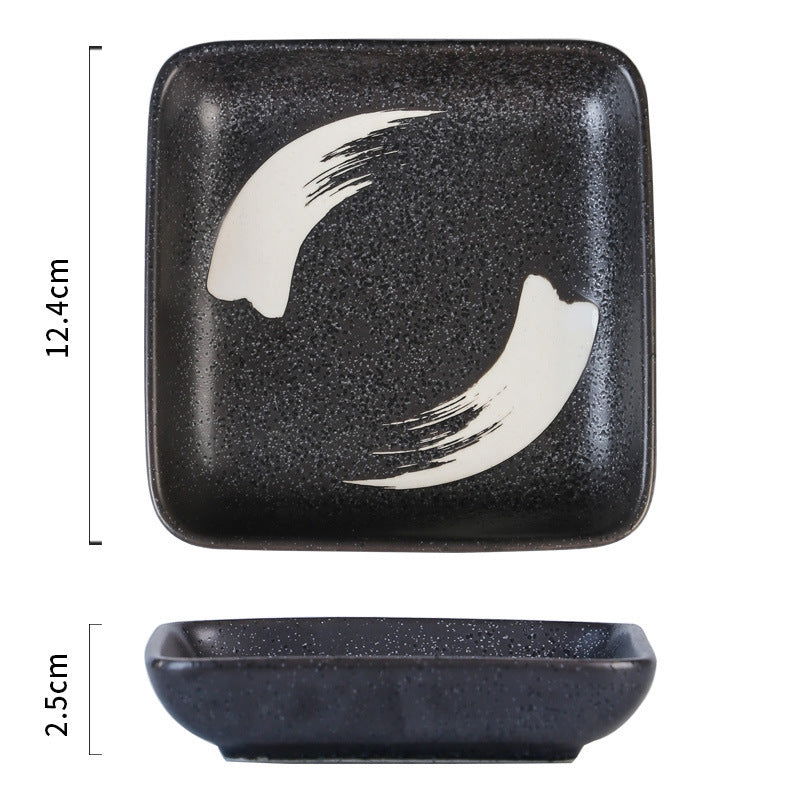 Japanese Style Ceramic Plate Square - Walfos® Kitchenware