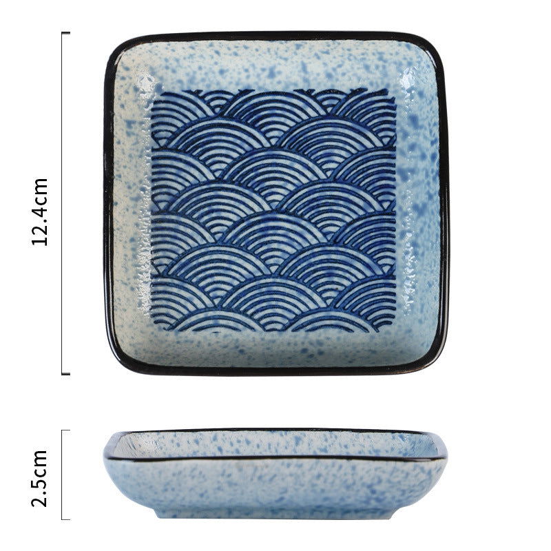 Japanese Style Ceramic Plate Square - Walfos® Kitchenware