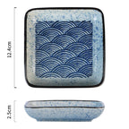 Japanese Style Ceramic Plate Square - Walfos® Kitchenware