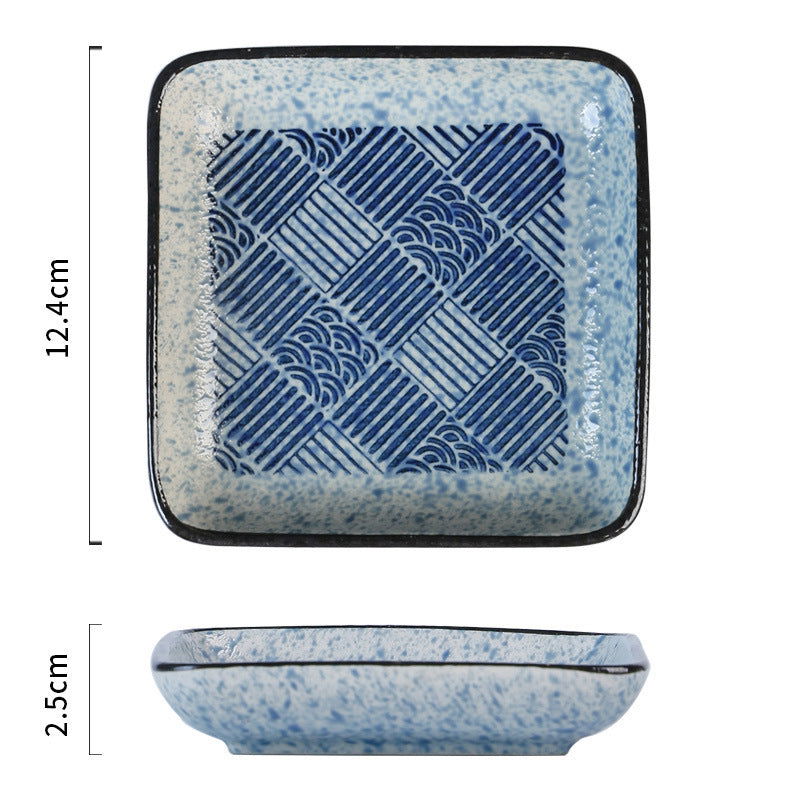 Japanese Style Ceramic Plate Square - Walfos® Kitchenware