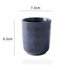 Japanese Style Ceramic Tea Cups Coffee Cups Kiln Pigmented Mugs Creativity Office Teacup Retro Drinkware - Walfos® Kitchenware